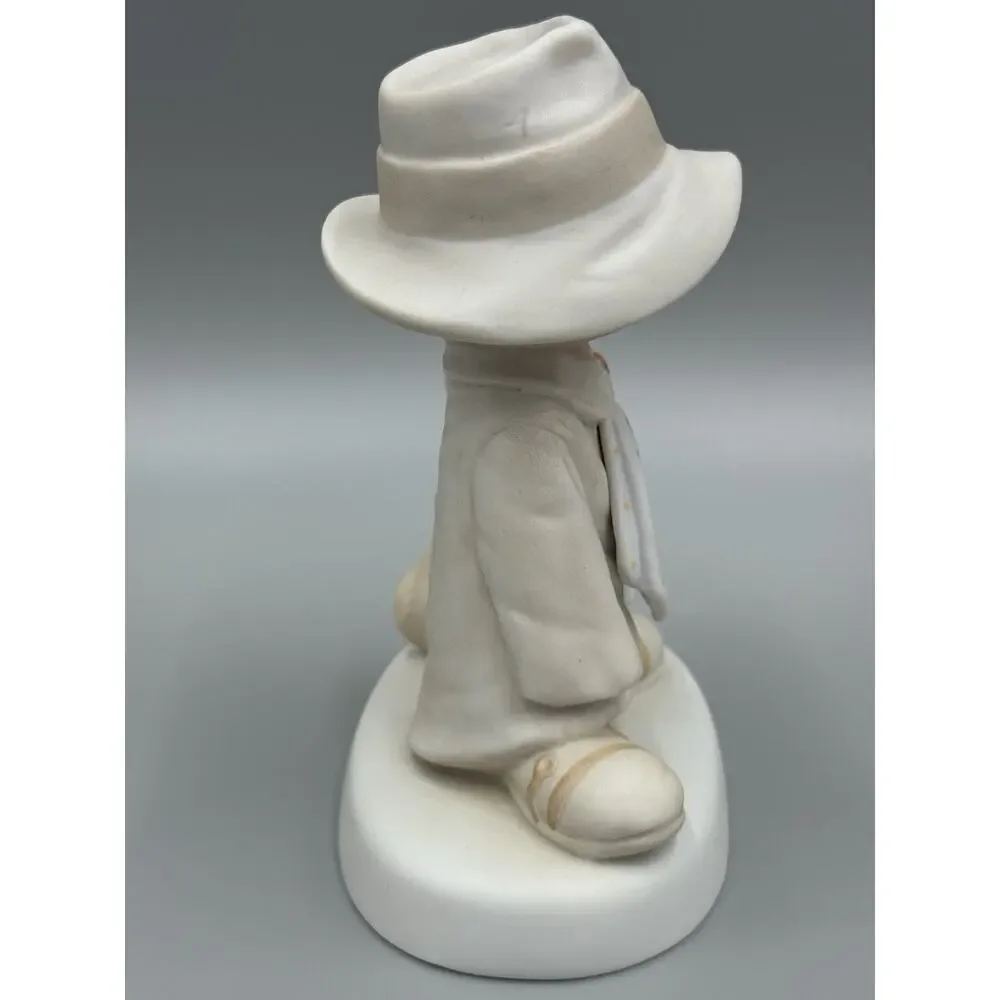 1980 Precious Moments Dress Up In Dads Duds Porcelain Figurine E-5212